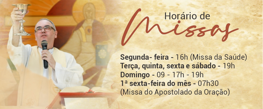 MISSAS PARÓQUIA CORAÇÃO DE JESUS SANTOS SP